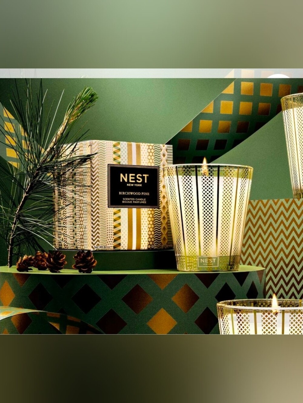 Nest New York Birchwood Pine Classic Scented Candle 8.1 oz Up to 60 hours burn